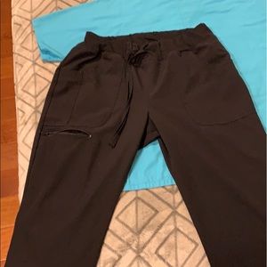 Heart soul stretchy jogger 5 pocket scrub pant